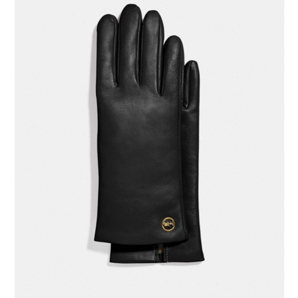 NWT Coach Leather Tech Gloves